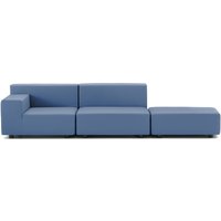 Kartell - Plastics Tech Fabric 2 Sitzer Sofa Pouf von Kartell