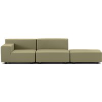 Kartell - Plastics Tech Fabric 2 Sitzer Sofa Pouf von Kartell