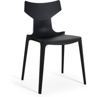 Kartell - Re-Chair Stuhl, powered by Illy, schwarz matt von Kartell