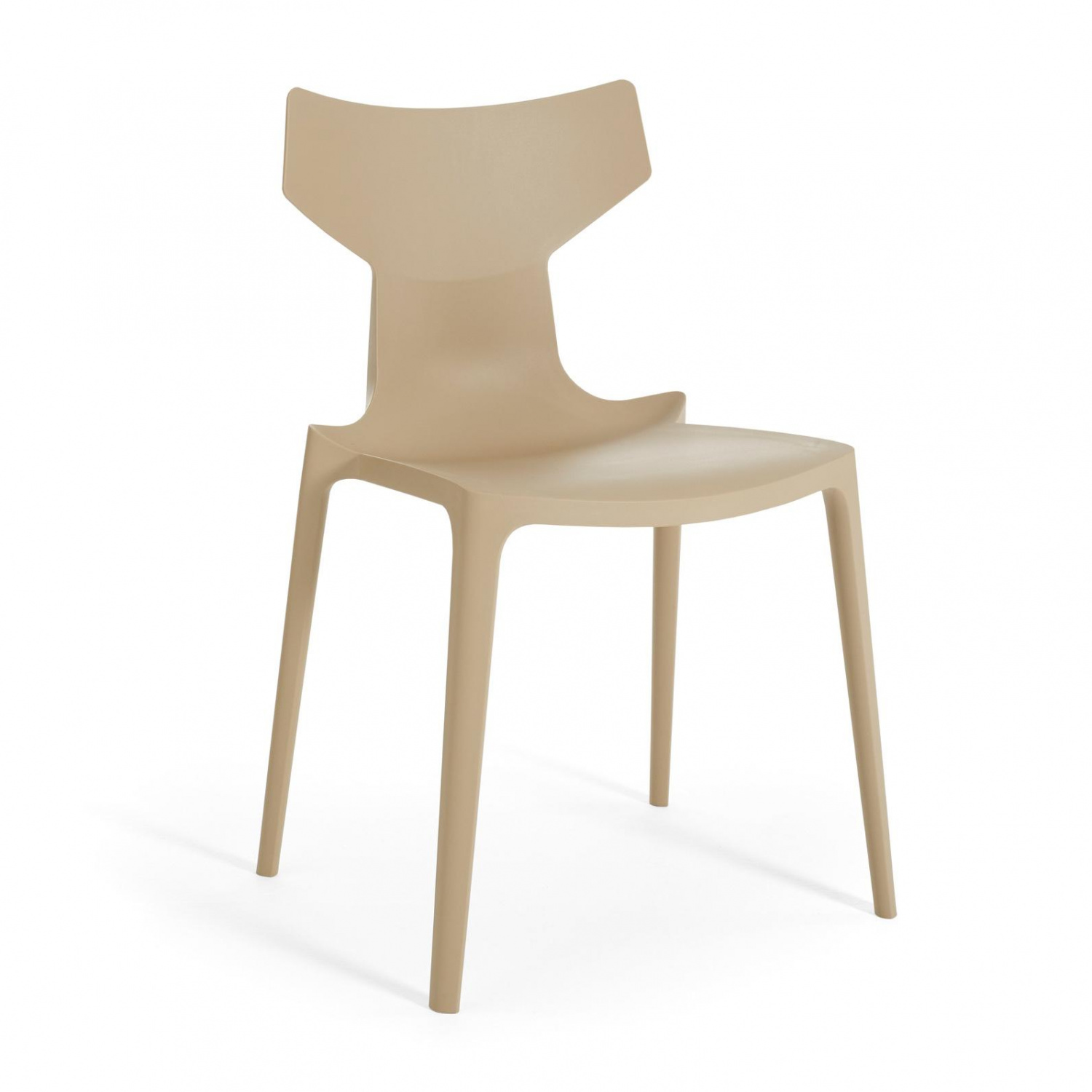 Kartell - Re-Chair - taupe/BxHxT 50.5x79x49cm von Kartell