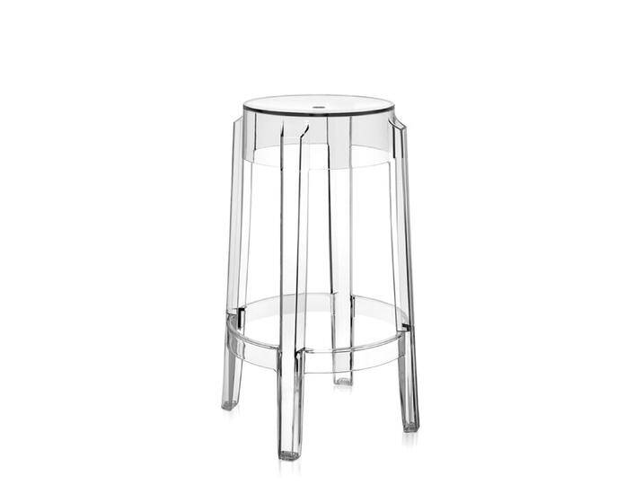 Kartell Schemel Charles Ghost transparent, Designer Philippe Starck, 65 cm Kartell Schemel Charles Ghost transparent, Designer Philippe Starck, 65 cm von Kartell