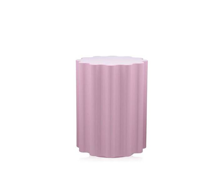 Kartell Taburett Colonna rosa, Designer Ettore Sottsass, 46 cm von Kartell