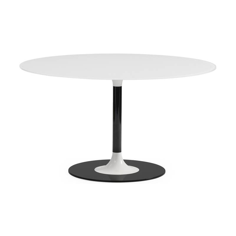 Kartell - Thierry Esstisch XXL rund - weiß/lackiert/HxØ 72x130cm/Gestell Stahl lackiert von Kartell