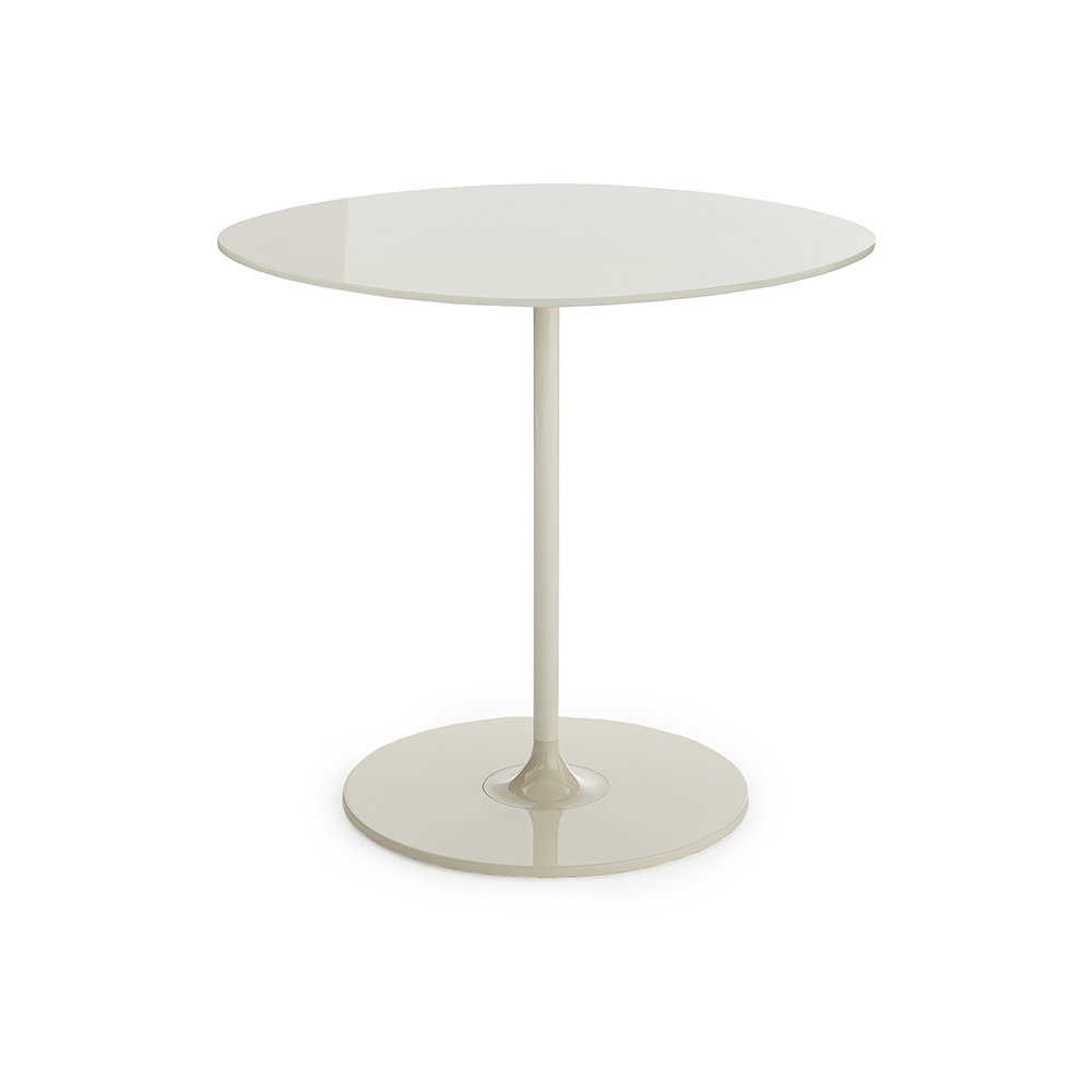 Kartell - Thierry Medio Beistelltisch H 45cm - weiß/lackiert/LxBxH 45x45x45cm/Gestell Stahl lackiert von Kartell