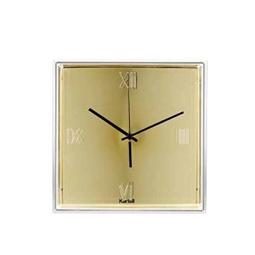 Kartell Tic und Tac, Wall Clock, Gold Metallictöne von Kartell