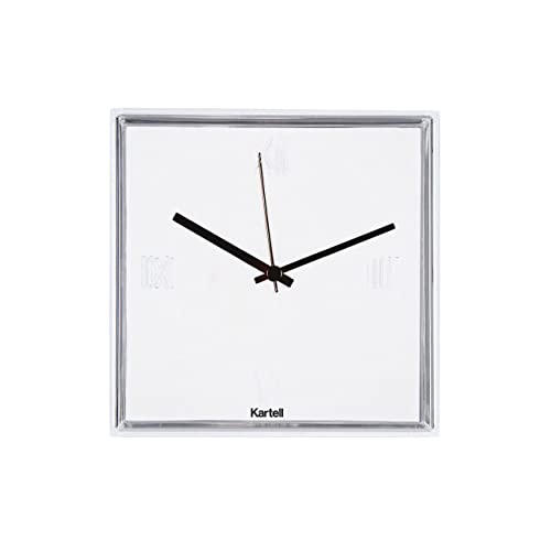 Kartell - Tic & Tac Wanduhr, weiß von Kartell