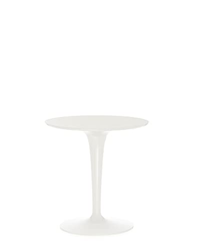 Kartell Tip Top Mono Beistelltisch, Weiß von Kartell