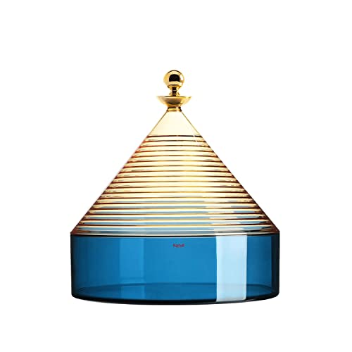 Kartell Trullo Aufbewahrungsbehälter gelb - blau von Kartell