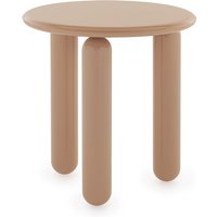 Kartell - Undique Mas Beistelltisch, Ø 48 cm, H 51 cm, orange von Kartell