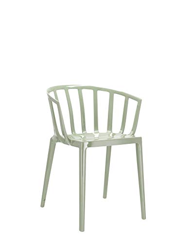 Kartell Venice Sthul, Salbeigrün, Set of 2 von Kartell