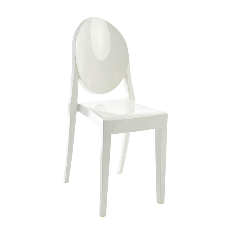 Kartell - Victoria Ghost Stuhl - weiß/BxHxT 39x91x50cm von Kartell