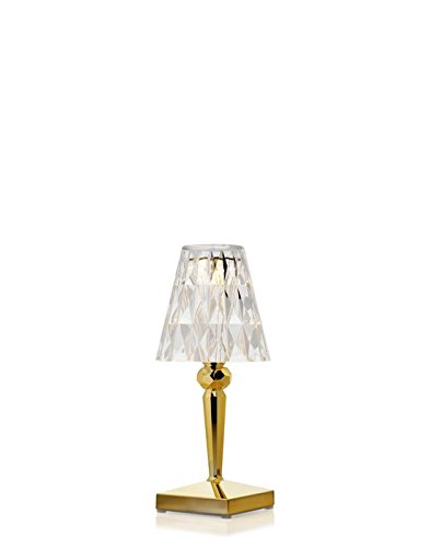 Kartell battery Tischleuchte gold von Kartell