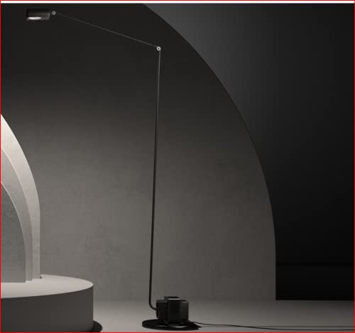 Lumina Daphine Terra LED Stehleuchte, schwarz Metall Zweistufenschalter 3000K mit Dimmer von Kartell