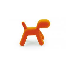 Magis Mee Too Puppy Paar Hunde Spielzeug für Kinder orange Größe S von Magis Mee Too