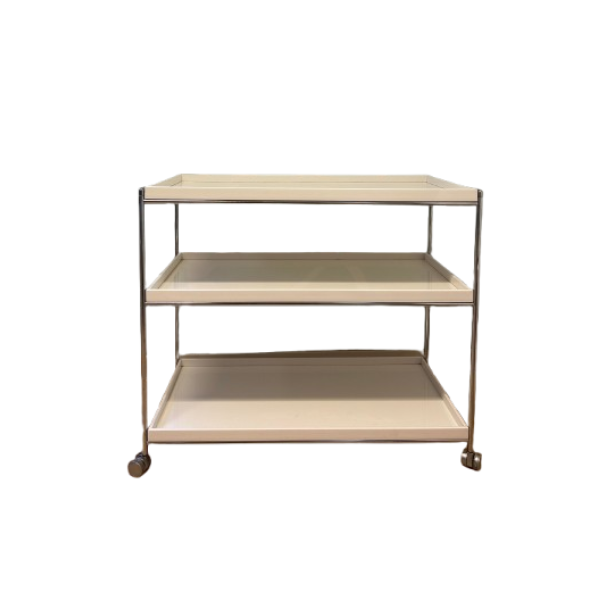 Servierwagen Trays weiß von Piero Lissoni, Kartell von Kartell