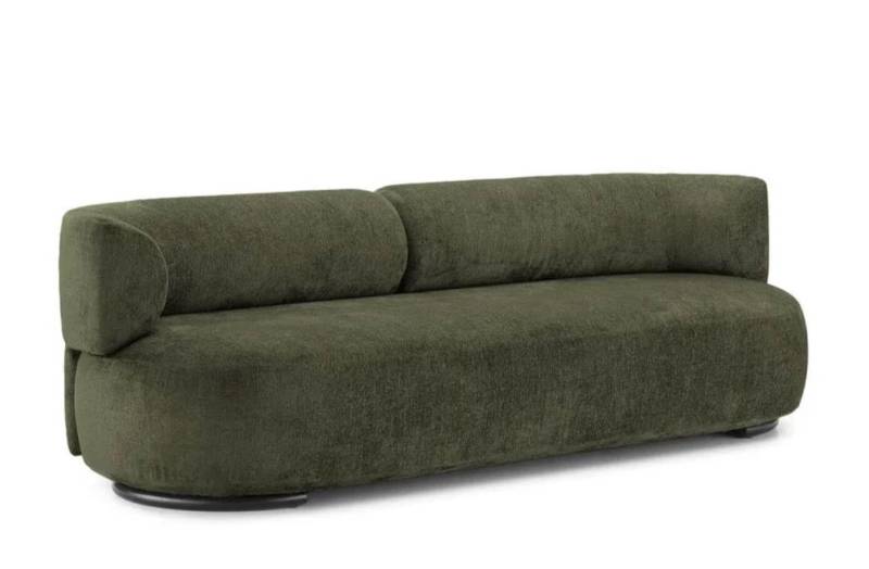 Sofa K-´Waiting Stoff Chenille Grün Füße Stahl Schwarz Lackiert Sofa K-´Waiting Stoff Chenille Grün Füße Stahl Schwarz Lackiert von Kartell
