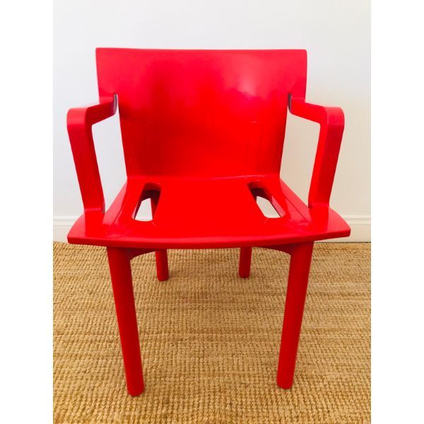 Stuhl 4870 mit Armlehnen von Anna Castelli Ferrieri, Kartell Stuhl 4870 mit Armlehnen von Anna Castelli Ferrieri, Kartell von Kartell