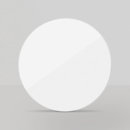3-10mm Acrylglas Kreis PMMA GS Weiß glänzend Zuschnitt Laserschnitt nach Maß laserpoliserte Kante rund Größe Wählbar (3 mm, 100 mm Durchmesser) von Kartenmachen.de
