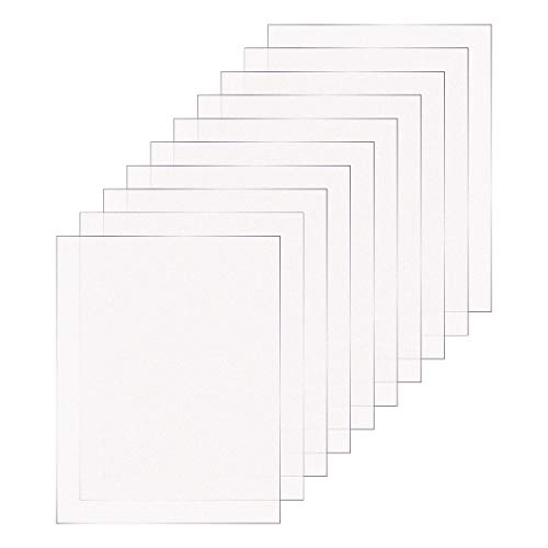 Acrylglas 10 Stück Set 2-10mm Transparent Glasklar Scheibe Materialstärke und Größe Wählbar (3mm, DIN A4 297x210mm) von Kartenmachen.de