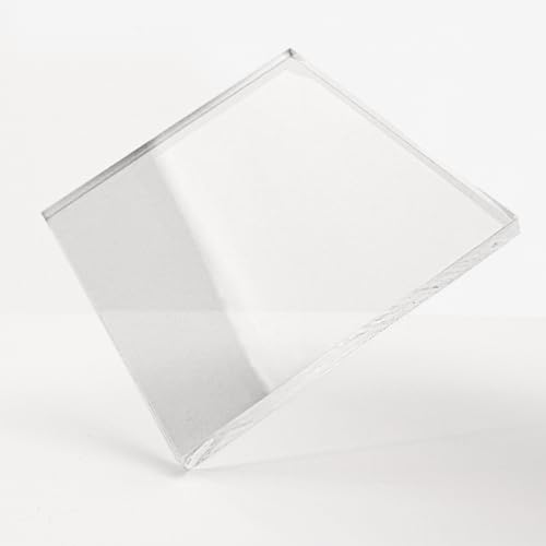 Acrylglas 2-20mm GS PMMA Transparent Glasklar Zuschnitt Scheibe Materialstärke und Größe Wählbar (2 mm, 700 x 700 mm) von Kartenmachen.de