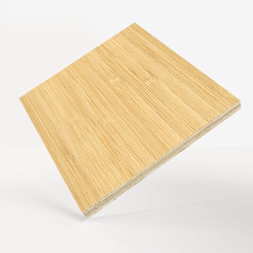Bambus Sperrholz Bauholz Zuschnitt nach Maß zum Basteln, Sägen, Brandmalerei, intensive Maserung, nachhaltig, Größe Wählbar (3 mm, 600 x 800 mm) von Kartenmachen.de