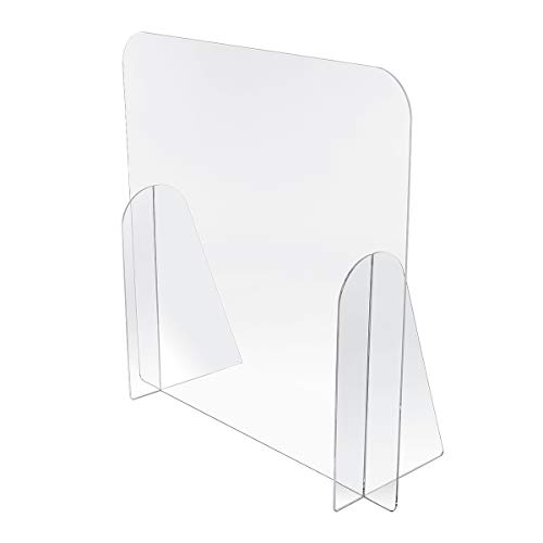 Spuckschutz aus Acrylglas Virenschutz, Hustenschutz, Thekenaufsatz - Breite 50 cm, Höhe 75 cm ohne Durchreiche Spuckschutz aus Acrylglas Virenschutz, Hustenschutz, Thekenaufsatz - Breite 50 cm, Höhe 75 cm ohne Durchreiche von Kartenmachen.de