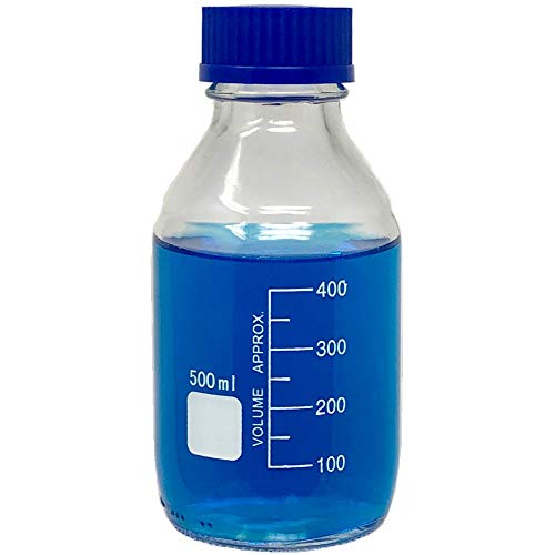 Karter Scientific 500 ml Glasflaschen mit GL45 Schraubverschluss, Borosilikatglas, 251 M4 (einzeln) von Karter Scientific