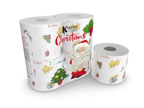 Kartika |Toilettenpapier 4x200 3-lagig Karitka Christmas von Kartika