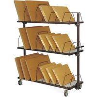 Rocholz Kartonagen-Magazin mit Schiebebügel, 2 Ebenen, HxBxT 1.260 x 1.600 x 600 mm Rocholz Kartonagen-Magazin mit Schiebebügel, 2 Ebenen, HxBxT 1.260 x 1.600 x 600 mm von Rocholz