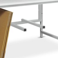 Kartonagentrennstäbe für DAHMEN Packtische Basic, Classic und Multiplex, Breite 1.600 mm, lichtgrau von DAHMEN