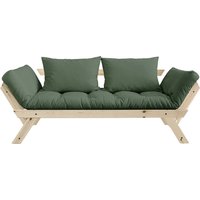 KARUP Design - Bebop Sofa, Kiefer natur / olivgrün von Karup