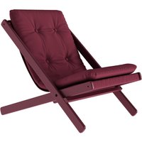 KARUP Design - Boogie Staycation Klappstuhl, siesta red / bordeaux (701) von Karup