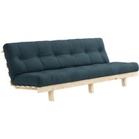 Karup Design - Lean Schlafsofa, Kiefer natur / petrolblau von Karup