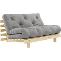 KARUP Design - Roots Schlafsofa, 140 x 200 cm, Kiefer natur / grau (746) von Karup