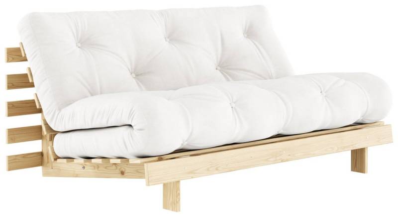 Karup Design 2-Sitzer Schlafsofa ROOTS 160 cm Polster NATURAL Klappsofa Gestell Kiefer von Karup Design