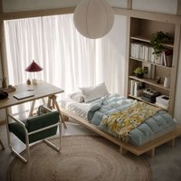 Karup Design Bettgestell "Bettgestell JAPAN BED Futonbett aus FSC-zertifiziertem Massivholz" Mit Lattenrost, zeitlos, bequem & in mehreren Farben und Größen erhältlich. von Karup Design