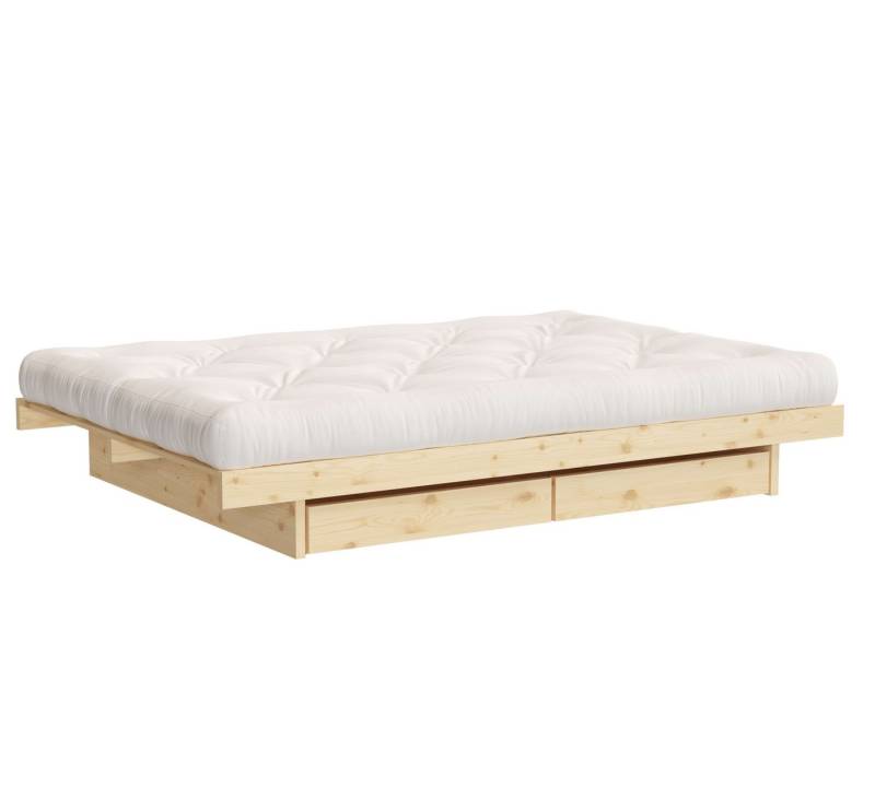 Karup Design Bettgestell Kanso Bed, Stauraumbett, Bett mit oder ohne Schubladen, Bett mit/ohne Schubladen, inkl Lattenrost, FSC®zertifiert von Karup Design