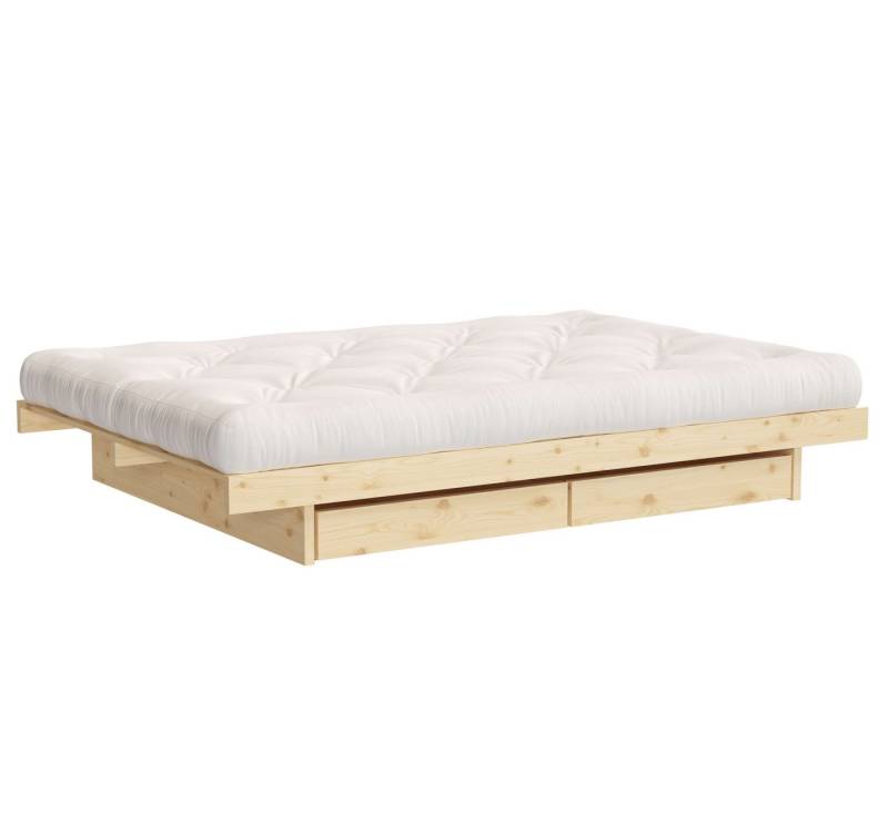 Karup Design Bettgestell Kanso Bed, Stauraumbett, Bett mit oder ohne Schubladen, Bett mit/ohne Schubladen, inkl Lattenrost, FSC®zertifiert von Karup Design