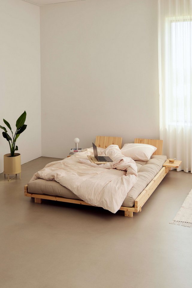 Karup Design Bettgestell Social Bed, ohne Matratze, FSC®-zertifiziertes Massivholz, wahlweise mit oder ohne verstellbares Zubehör, Bett in mehreren Größen von Karup Design