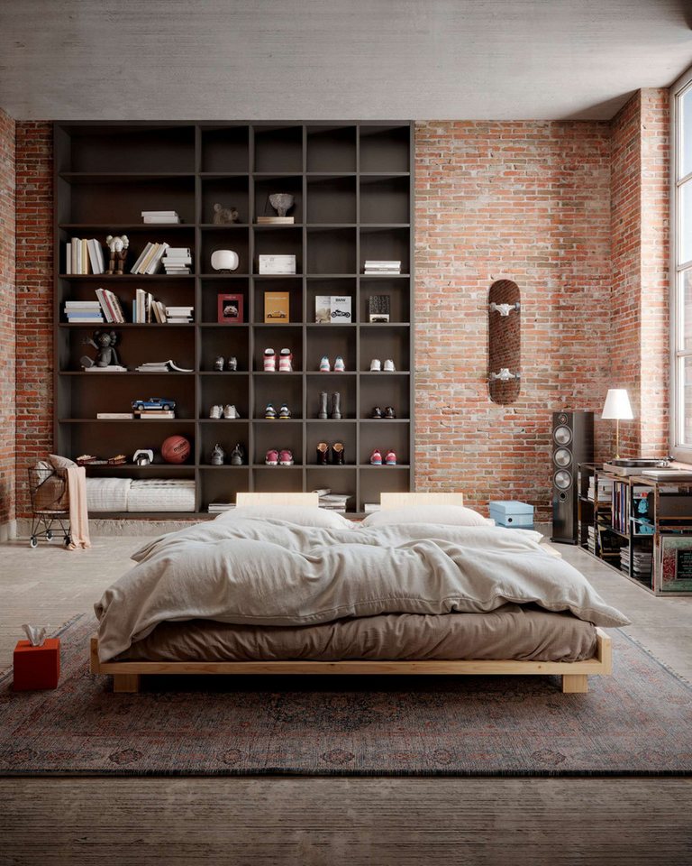 Karup Design Bettgestell Social Bed, ohne Matratze, FSC®-zertifiziertes Massivholz, wahlweise mit oder ohne verstellbares Zubehör, Bett in mehreren Größen von Karup Design