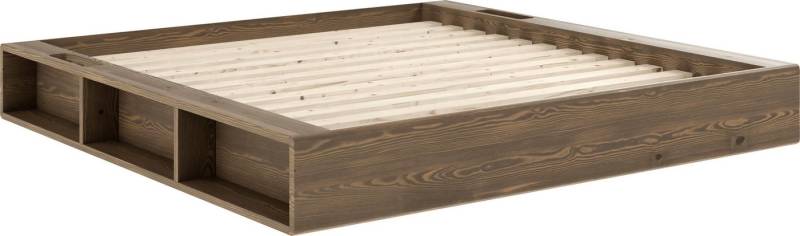 Karup Design Futonbett Ziggy, in mehreren Breiten, zertifiziertes Massivholz, praktische Ablagefläche neben der Matratze, viel Stauraum von Karup Design