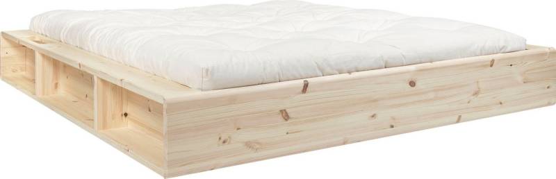 Karup Design Futonbett Ziggy, in mehreren Breiten, zertifiziertes Massivholz, praktische Ablagefläche neben der Matratze, viel Stauraum von Karup Design