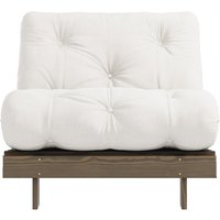 Karup Design Daybett "Daybett Roots Schlafsofa – Gästebett & Sofa aus FSC-Kiefer" Inkl. Futonmatratze, in mehreren Größen & Farben erhältlich von Karup Design