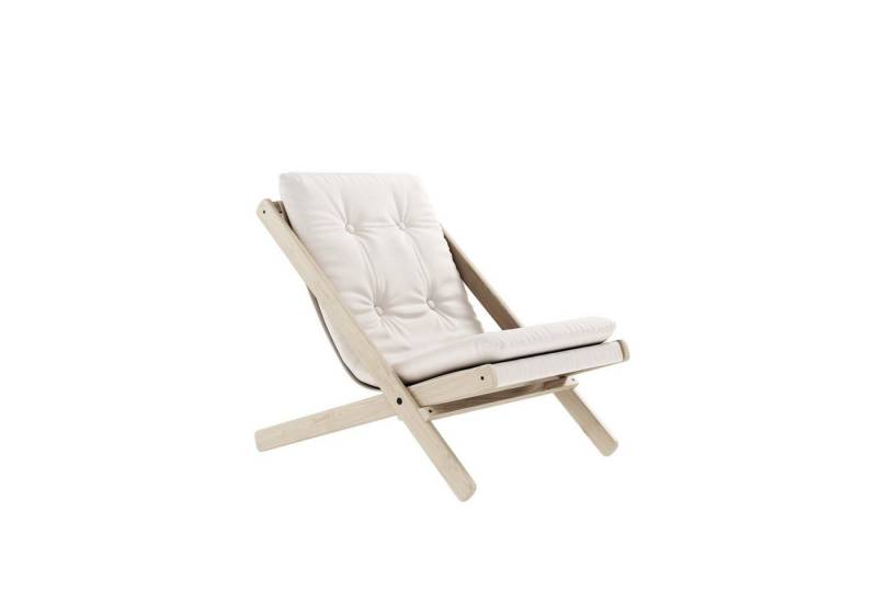Karup Design Loungesessel Boogie OUT, Klappstuhl inklusive gepolsterte Sitzauflage (1-St), Sitzauflage: schnelltrocknend, wasserabweisend, Gestell aus Massivholz von Karup Design
