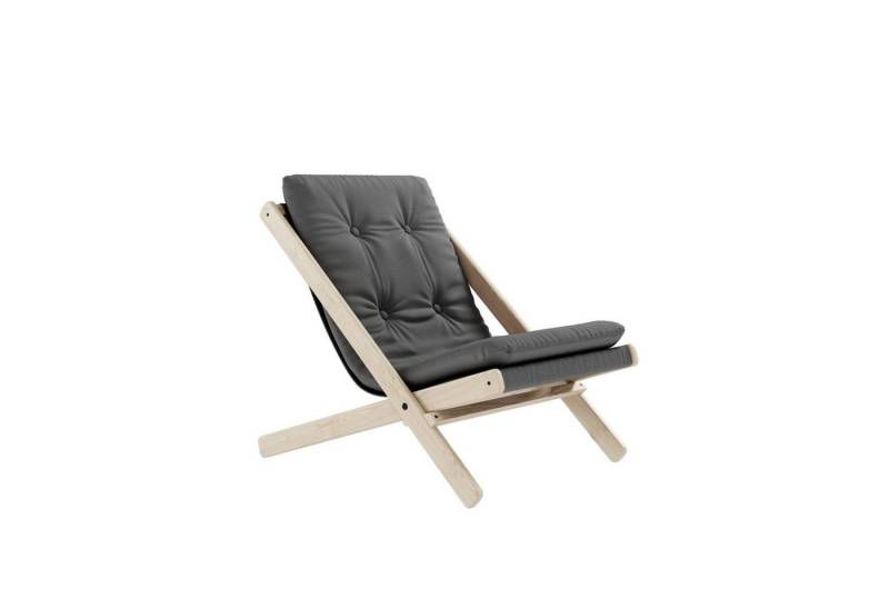 Karup Design Loungesessel Boogie OUT, Klappstuhl inklusive gepolsterte Sitzauflage (1-St), Sitzauflage: schnelltrocknend, wasserabweisend, Gestell aus Massivholz von Karup Design