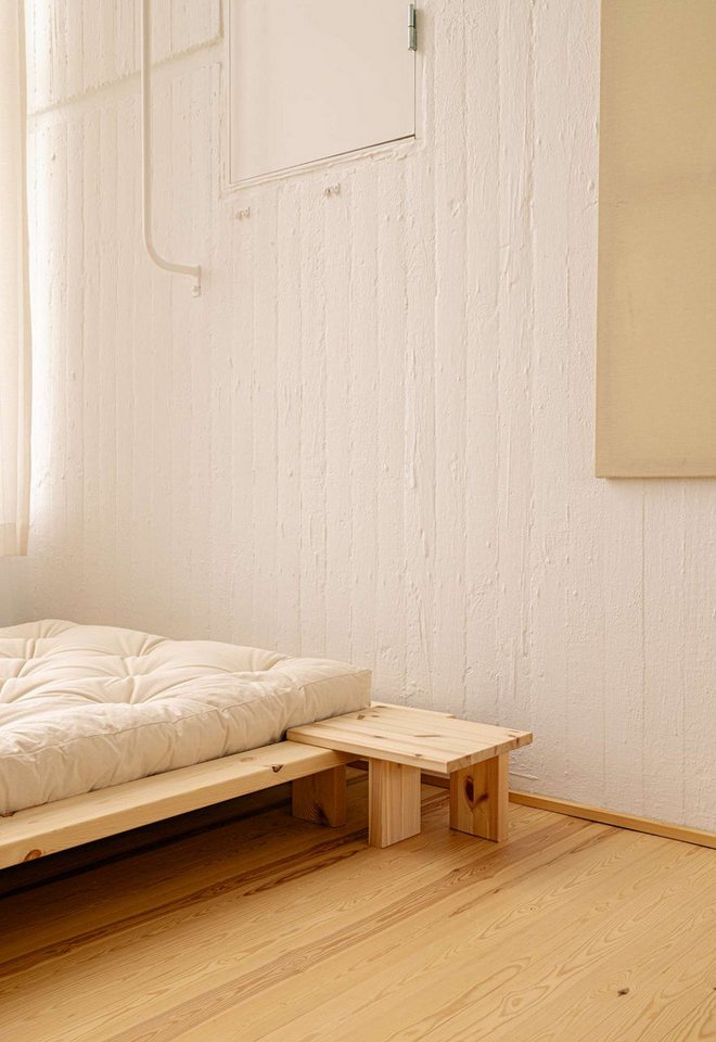 Karup Design Nachttisch Japan Bett-Tisch, FSC®-zertifiziertes Massivholz,made in Europe, Speziell für das Japan-Bett entworfen – perfekt integriert & passend von Karup Design