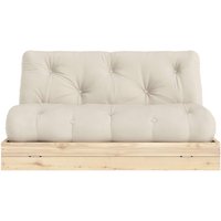 Karup Design Schlafsofa "Flip Sofabed, Made in Europe, mehrere Farben, vielseitig einsetzbar", (B/H/T Sofa: ca 145 x 83 x 98,5 cm, Bett: ca 145 x 21 x 200 cm), inkl. handgefertigte Futonmatratze, FSC-zertifiziertes Massivholz von Karup Design