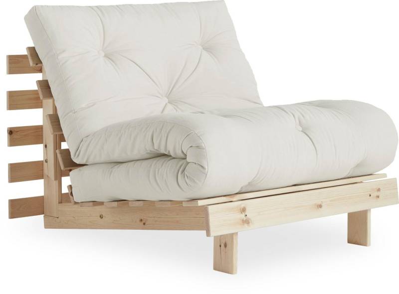 Karup Design Schlafsofa Roots 90 Schlafsofa, Gästebett, Sofa mit Futonmatratze, Inkl. Futonmatratze, Liegefläche 90x200 cm, FSC® zertifizierte Kiefer von Karup Design