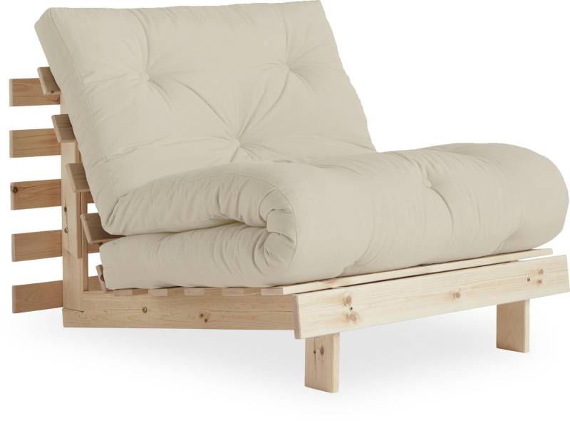 Karup Design Schlafsofa Roots 90 Schlafsofa, Gästebett, Sofa mit Futonmatratze, Inkl. Futonmatratze, Liegefläche 90x200 cm, FSC® zertifizierte Kiefer von Karup Design