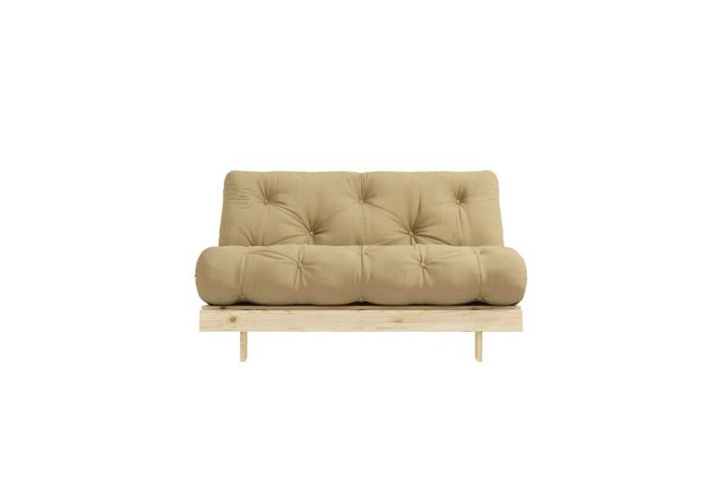 Karup Design Daybett Daybett Roots Schlafsofa – Gästebett & Sofa aus FSC®-Kiefer, Inkl. Futonmatratze, in mehreren Größen & Farben erhältlich von Karup Design